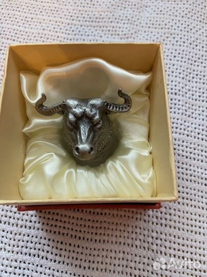 Стопка перевертвш стеклянная Бык