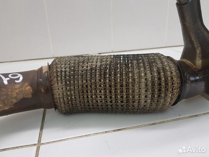 Приемная труба глушителя (гофра) (Kia Seltos)