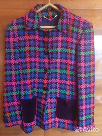 Винтажный оригинальный пиджак, гламурный, стильный