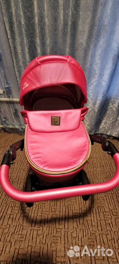 Коляска 2 в 1 эко кожа