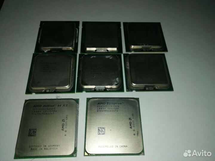 Процессоры intel, amd