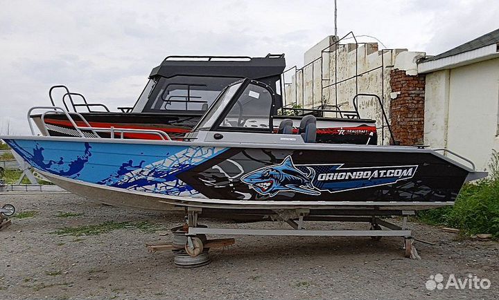 Алюминиевая лодка Orionboat 49fish с мотором