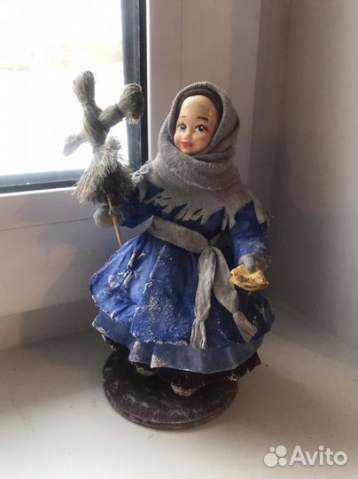 Ватная игрушка на празлник Масленица