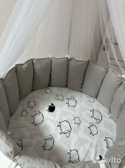 Бортики в детскую кроватку