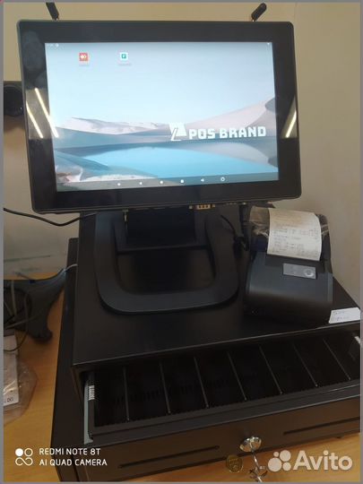 Монитор/Терминал POS спрограммой iiko для кафе