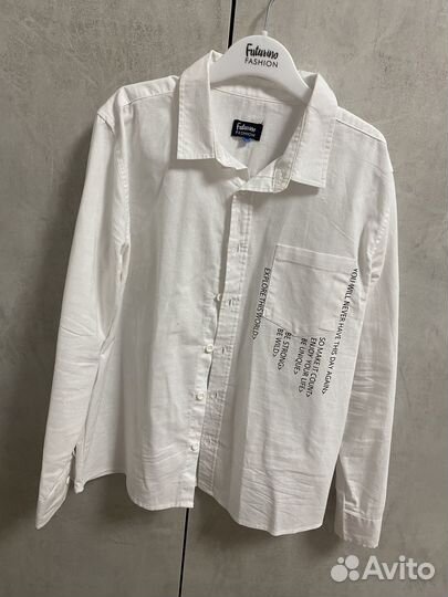 Рубашка на мальчика 158