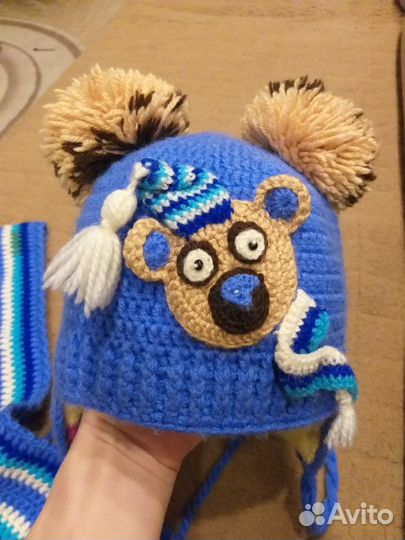 Комплект шапка и шарф