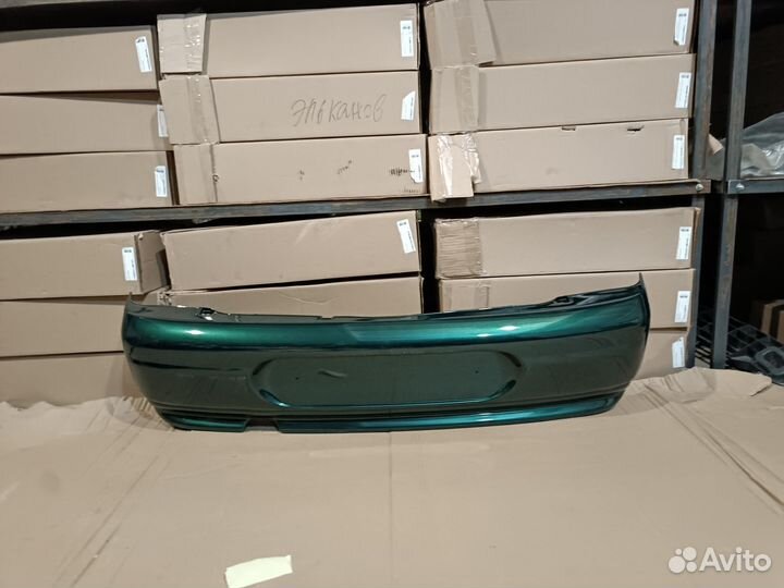 Бампер задний ваз 2110 темно зеленый - амулет