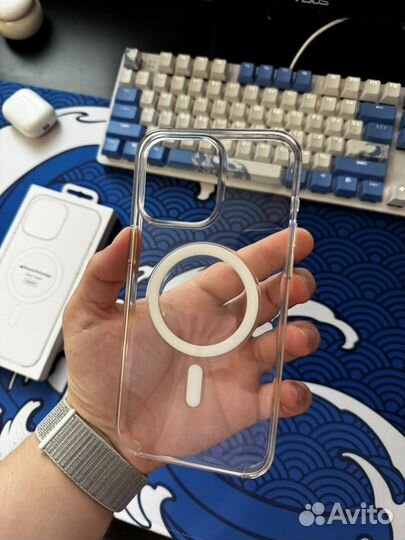 Прозрачный чехол на iPhone 15 Pro Max