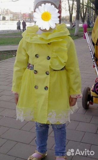 Плащ детский новый