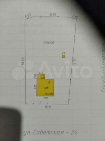 Дом 60 м² на участке 10 сот.