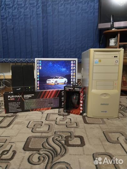 Компьютер Intel 2 ядра / 4 гига (полный комплект)