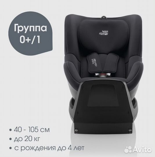 Автокресло britax romer dualfix isense с базой