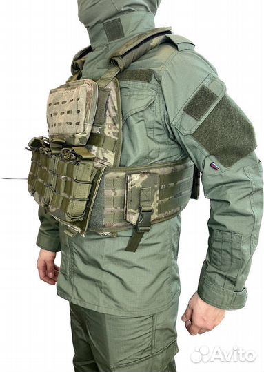 Чехол Бронежилета под плиты с подсумками