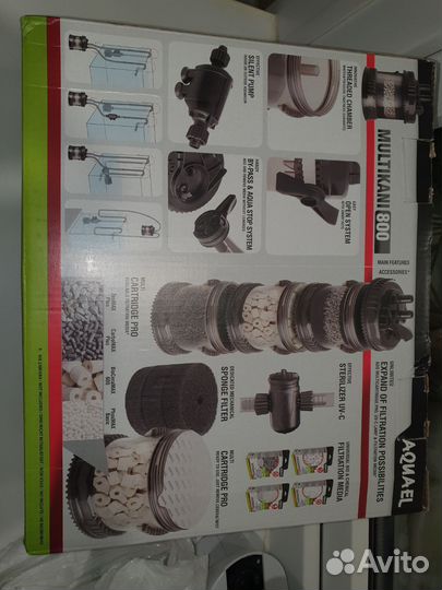 Внешний фильтр aquael Multi kani