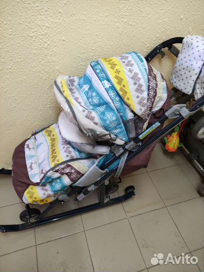 Санки коляска ника 7-7