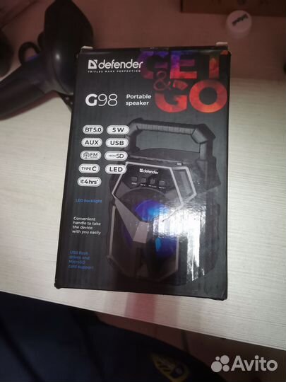 Bluetooth колонка defender g98