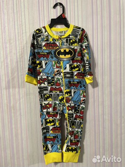 Комбинезон тонкий бетмен 50-86