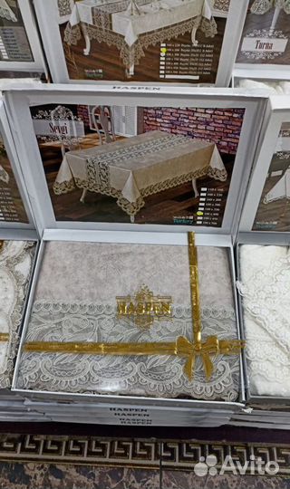 Скатерть велюровая sevgi