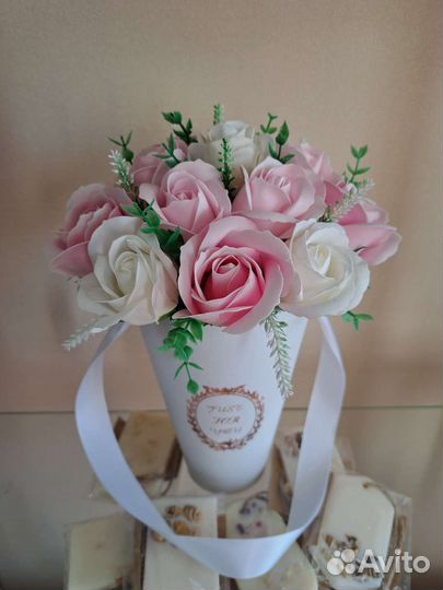 Букет цветов из мыла
