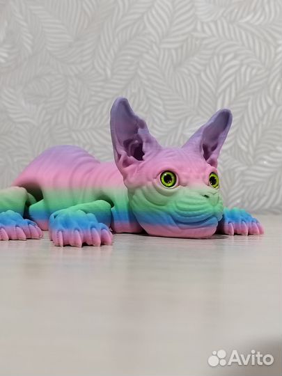 Котик Сфинкс 3Д