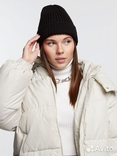 Шапка бини средней вязки Шапки Оптом