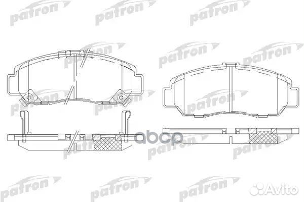 Колодки тормозные дисковые передн honda: civic