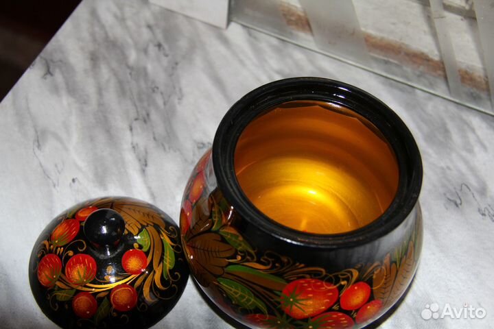 Хохлома ваза для меда