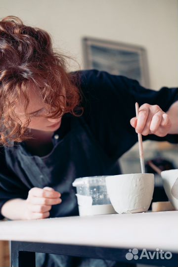 Мастер-класс по керамике, гончарный круг и лепка