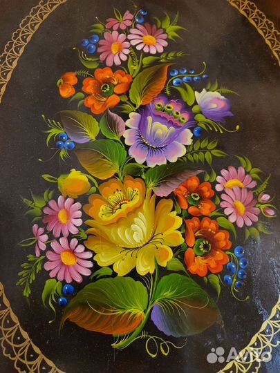 Поднос жостово