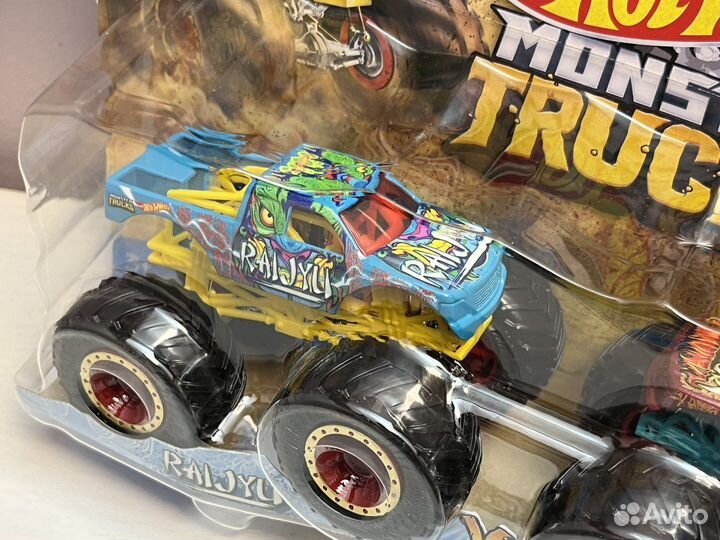 Hot wheels monster trucks 2pcs