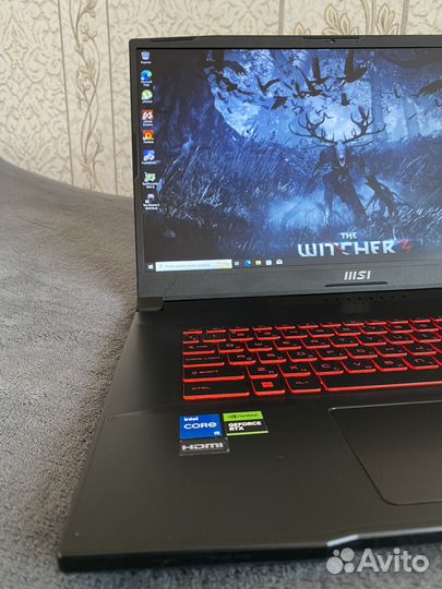 Игровой ноутбук MSI Katana 17(IPS/i5/SSD/RTX2050)
