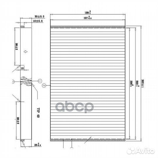 Фильтр салона LADA niva dfc3054 double force