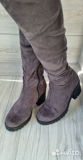 Сапоги ботфорты демисезонные 38р