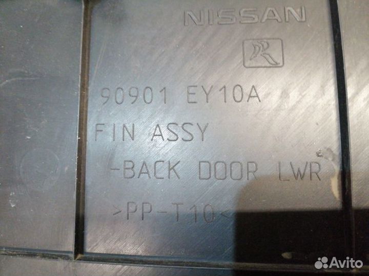 Обшивка крышки багажника Nissan Qashqai+2 JJ10