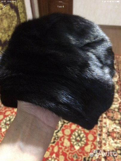 Женский норковый берет