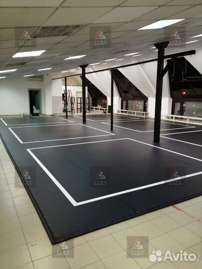 Борцовский ковер 6х6 двухцветный