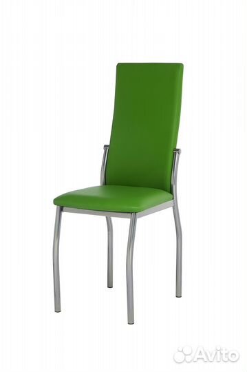 Стул пекин хром/экокожа Линкольн 214 зеленый