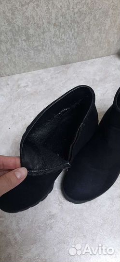 Ботильоны замша 38