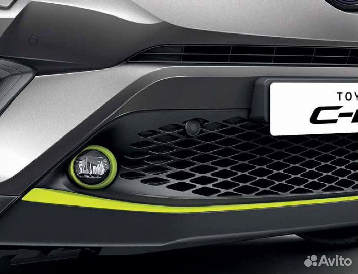 Накладка переднего бампера toyota c-hr оригинал