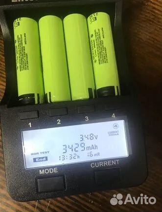 18650 Li-Ion ncr18650b (3400 мАч)