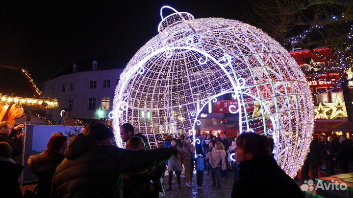 Светящиеся фигуры для улицы, Шары и Подарки