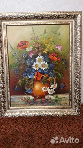 Картина маслом на холсте натюрморт