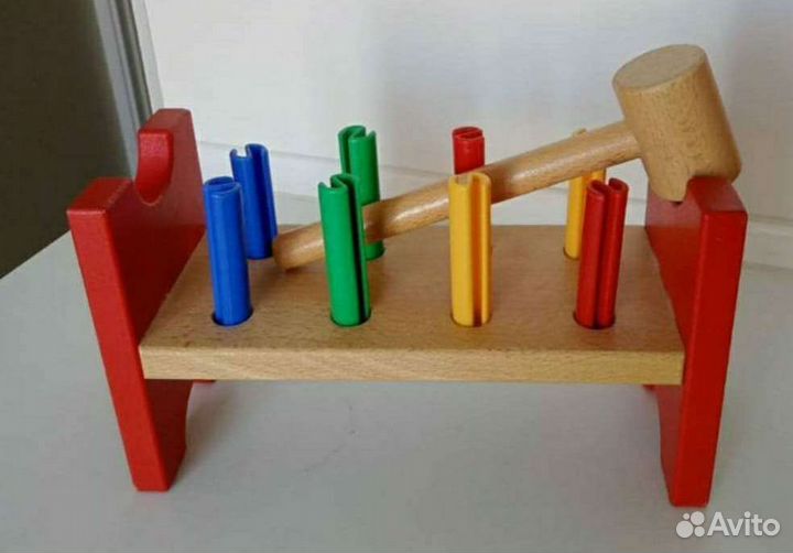 Деревянная игрушка стучалка IKEA