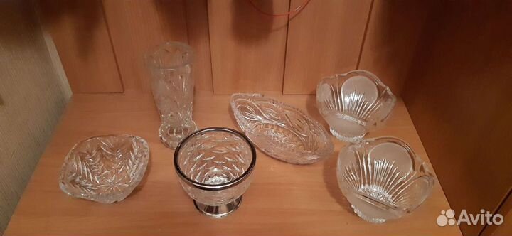 Посуда из хрусталя СССР