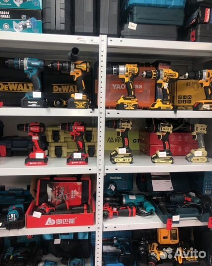 Шуруповерт Makita DeWalt Bosch бесщеточный