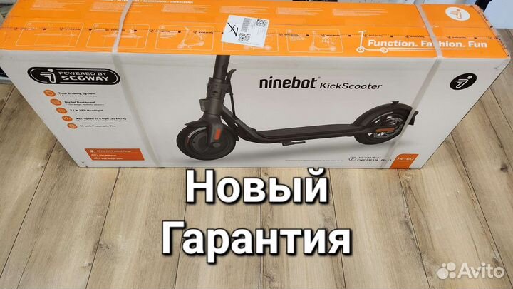 Электросамокат Ninebot KickScooter F40A Новый