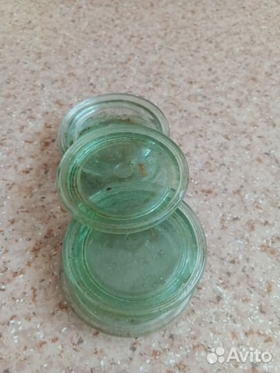 Крышки стеклянные для банок СССР