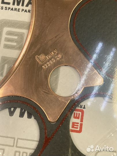 Прокладка гбц на 3цил. 137 2x \iveco xxxE-36.xxxE