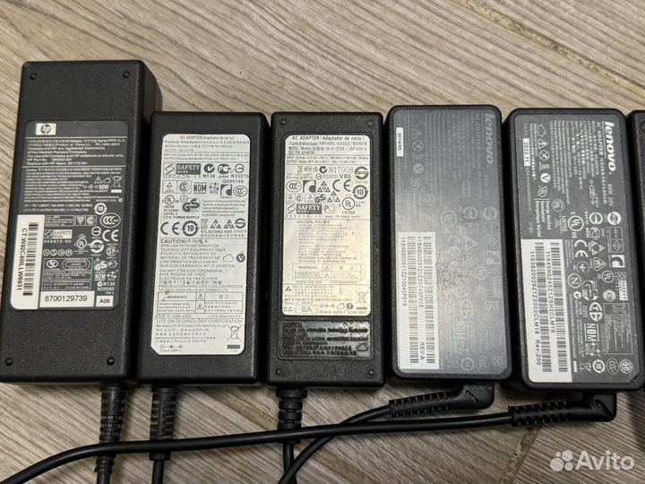 Блоки питания для ноутбуков 14шт лот